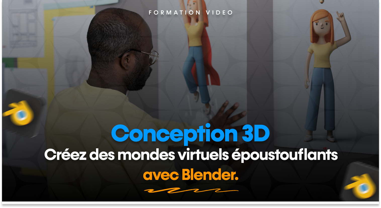 Créez des mondes virtuels époustouflants avec Blender : Formation complète en conception 3D pour les débutants